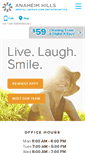 Mobile Screenshot of anaheimhillsdental.com